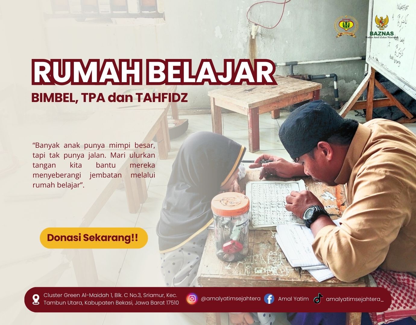 Rumah Belajar Yatim-Piatu dan Dhuafa