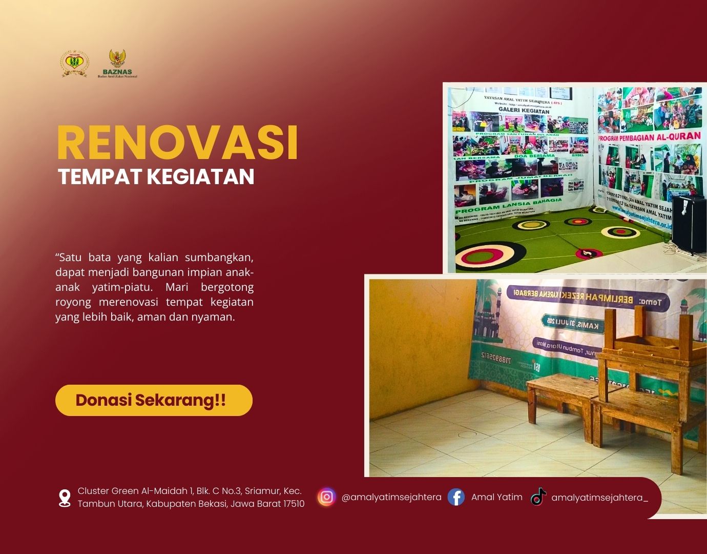 Renovasi Tempat Kegiatan